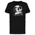 thumbnail image 1 of Cosmis Pug Astronaut T-Shirt Men -Image by Shutterstock, Male 3X-Large, 1 of 2
