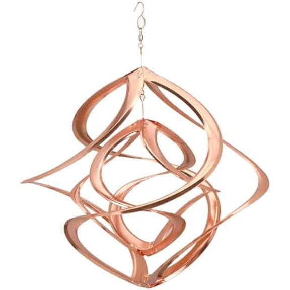 Cosmix Copper Double Wind Sculpture, Medium (31055), 17 Inch$$Garden & Patio