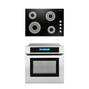 Cosmo 2 Piece Kitchen Appliance Packages with 30 Electric Cooktop & 24 Electric Wall Oven Kitchen Appliance Bundles