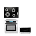 thumbnail image 1 of Cosmo 3 Piece Kitchen Appliance Package With 30" Electric Cooktop 24.4" Built-in Countertop Microwave 24" Single Electric Wall Oven Kitchen Appliance Bundles, 1 of 3