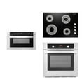 thumbnail image 1 of Cosmo 3 Piece Kitchen Appliance Package With 30" Electric Cooktop 24" Built-In Microwave Drawer 24" Single Electric Wall Oven Kitchen Appliance Bundles, 1 of 13