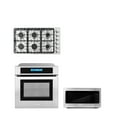 thumbnail image 1 of Cosmo 3 Piece Kitchen Package With 36" Gas Cooktop 24.4" Built-In Countertop Microwave 24" Single Electric Wall Oven, 1 of 3