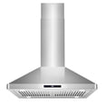 thumbnail image 1 of 30 in. Lumin Collection Ducted Island Range Hood in Stainless Steel, 1 of 15