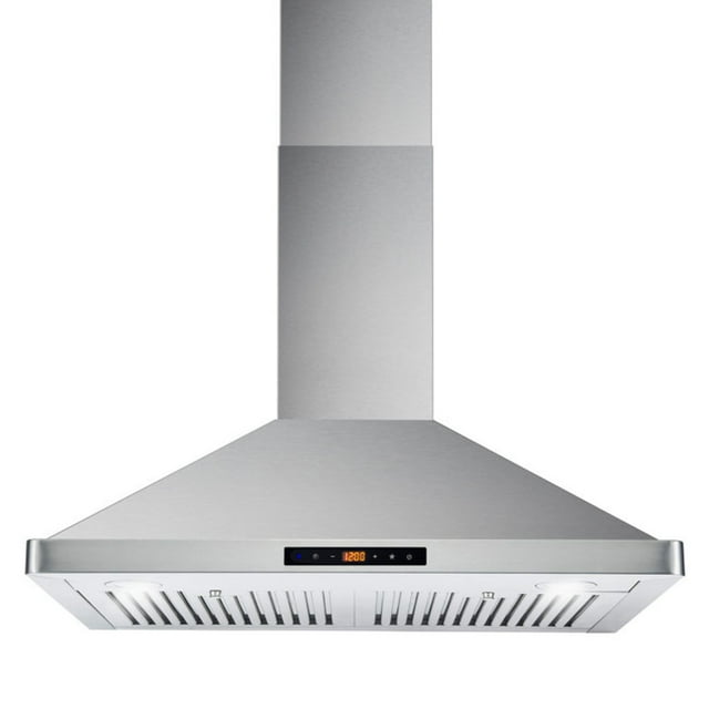 Cosmo 30" 380 CFM Ducted Wall Mount Range Hood Kitchen Hood in