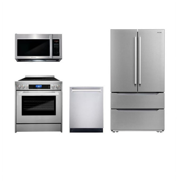 Electric stove on sale and fridge set