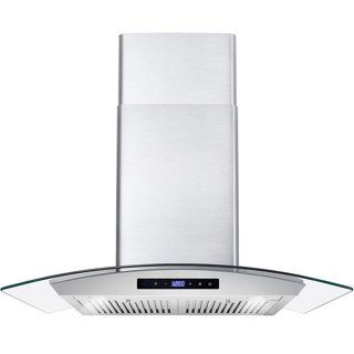 Range Hood 36-inch Wall Mount Vent Hood Stainless Steel Ducted