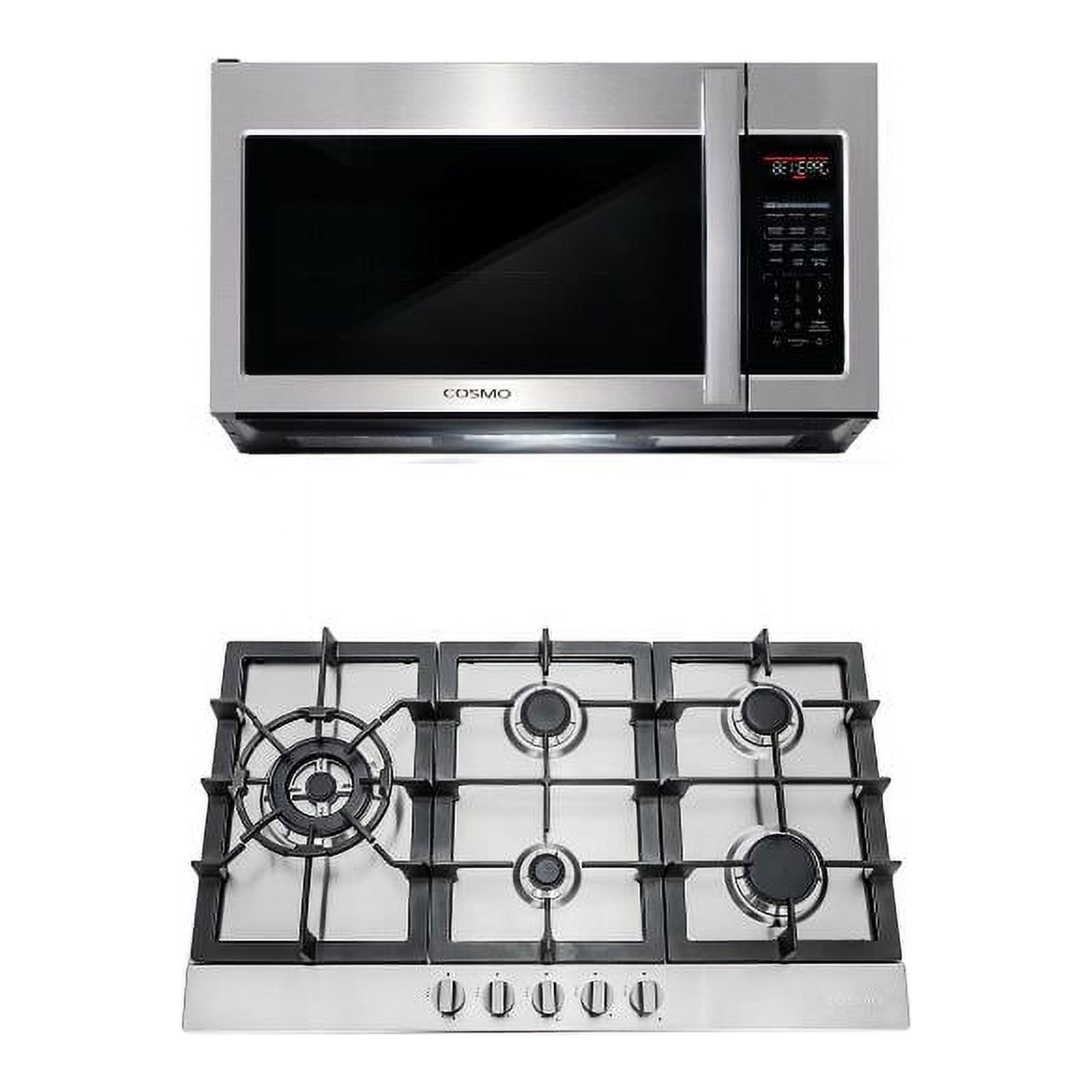 Cosmo 30 in. DropIn Cooktop & OvertheRange Microwave Oven with Vent
