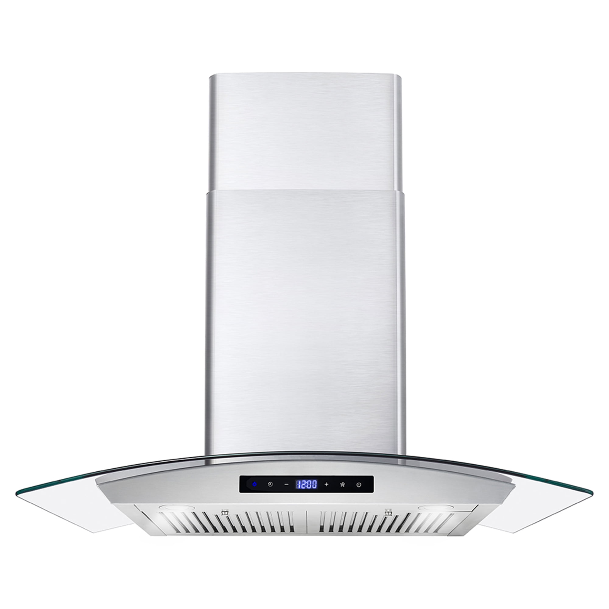 30-Inch Stainless Steel Wall Mount Range Hood with Touch Controls