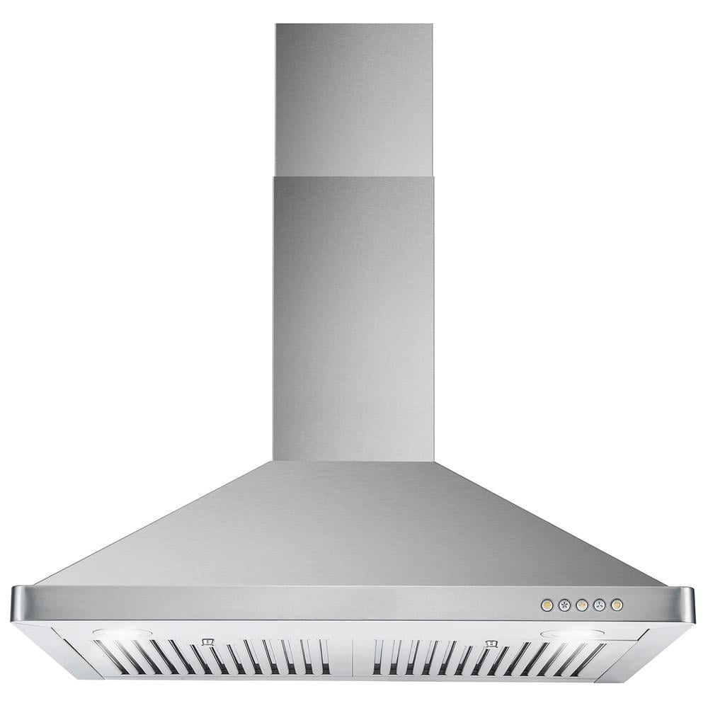 30-Inch Stainless Steel Wall Mounted Convertible Range Hood