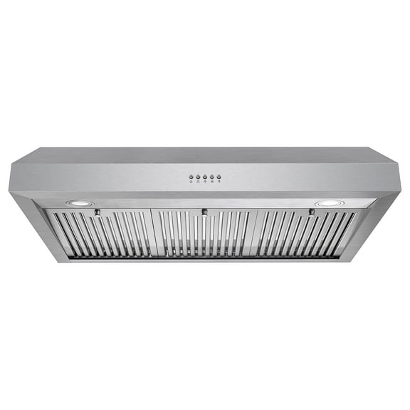 Cosmo 36" 380 CFM Ducted Under Cabinet Range Hood Kitchen Hood Stainless Steel