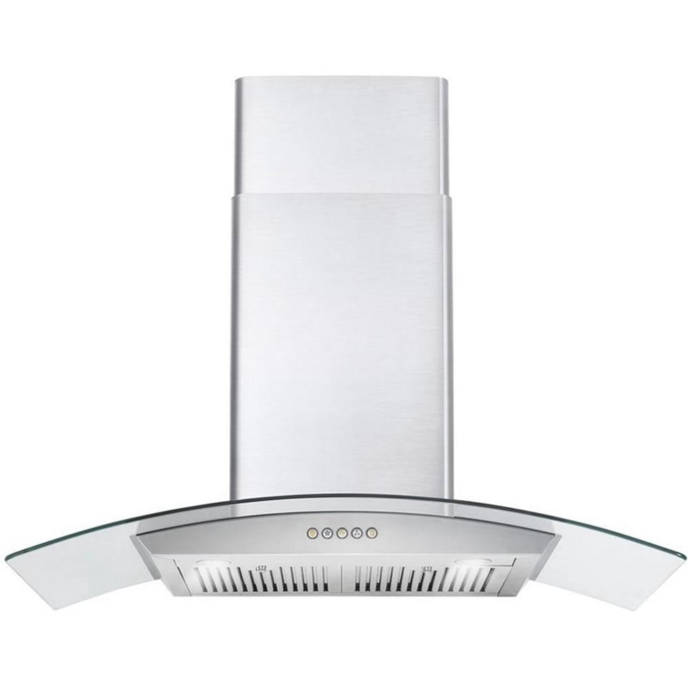 36 in. Vista Collection Ducted Wall Mount Range Hood in Stainless Steel