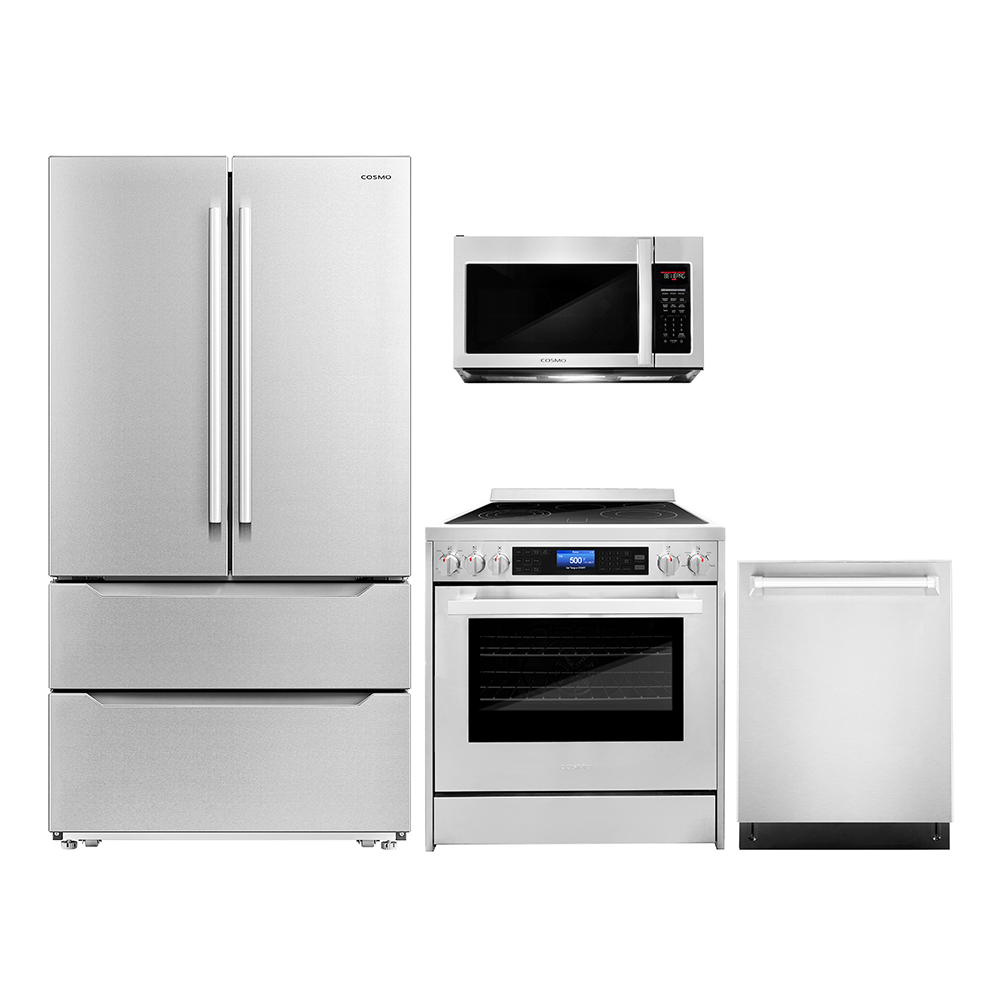 Cosmo 4 Piece Kitchen Appliance Package With 30 Over The Range Cosmo 4 Piece Kitchen Appliance Package With 30 Over The Range