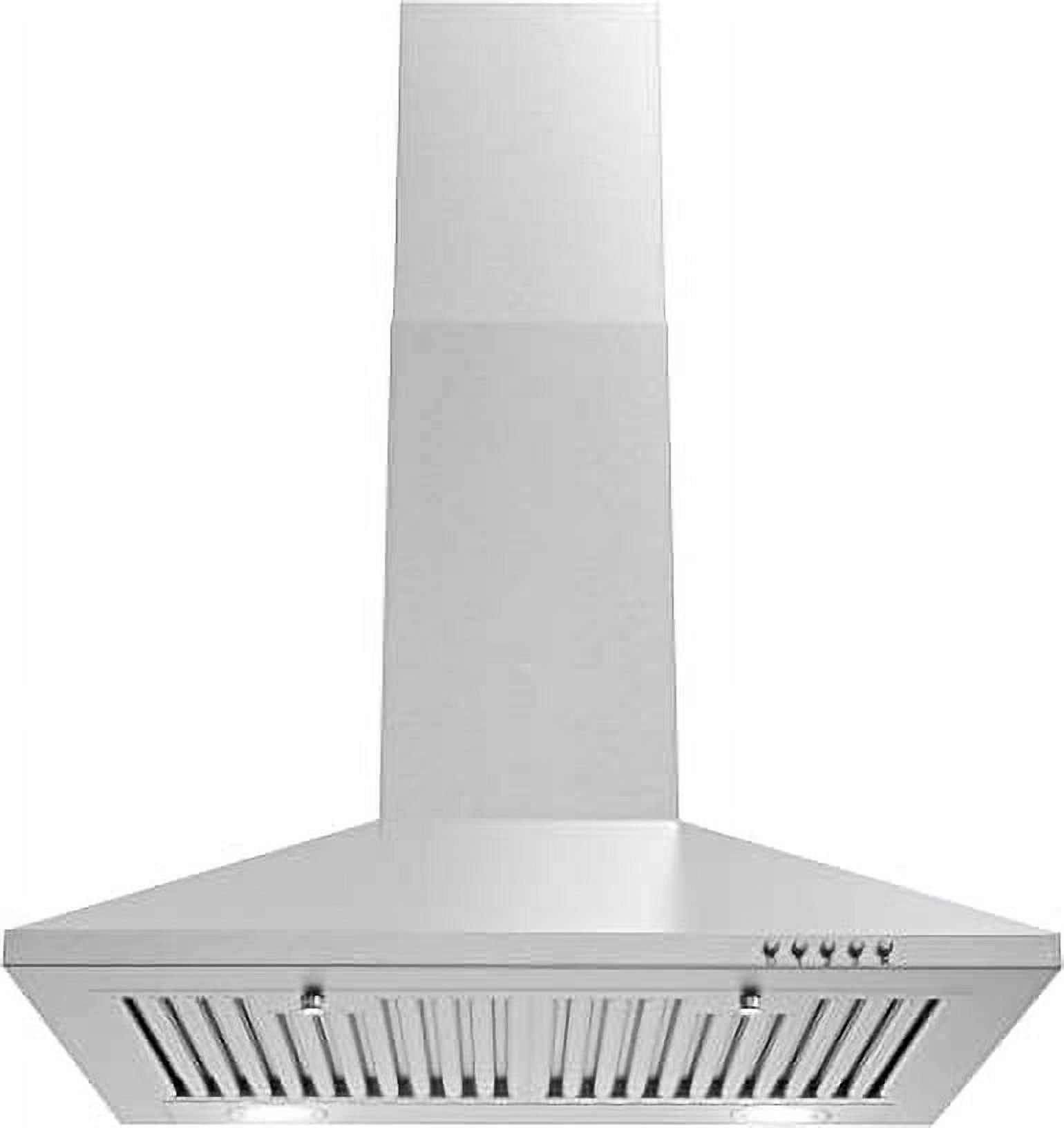 24'' Stainless Steel Convertible Wall Mounted Range Hood