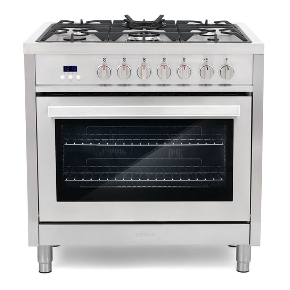 36 in. Stellar Collection 3.8 cu. ft. Dual Fuel Range in Stainless Steel