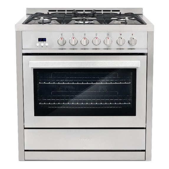 36 in. Stellar Collection 3.8 cu. ft. Dual Fuel Range with Convection Oven