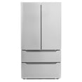 thumbnail image 1 of 22.5 cu. ft. 4-Door French Door Refrigerator in Stainless Steel, 1 of 14