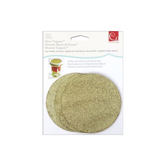 Cosmo Cricket Show Toppers Glitter Lid Inserts