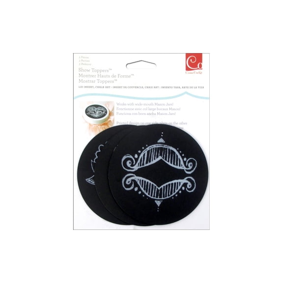 Cosmo Cricket Show Toppers Printed Chalk Lid Insrt