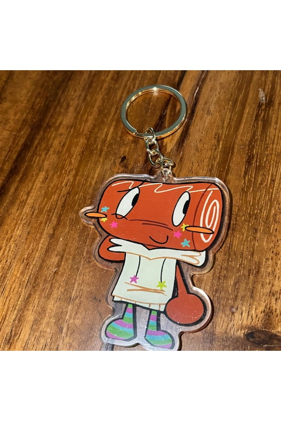 Cosmo Dandys World Roblox Keychain, Acrylic Game Charm