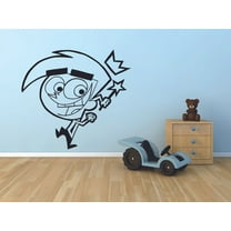 Cosmo Fairly Oddparents Character Timmy Wanda Cartoon Wall Sticker Art Decal for Girls Boys Room Bedroom Nursery Kindergarten House Fun Home Decor Stickers Wall Art Vinyl Decoration Size (8x10 inch)