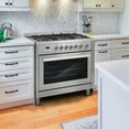 thumbnail image 1 of Cosmo Gas Range Pro Style Modern Stainless Steel Convection Oven, 1 of 1