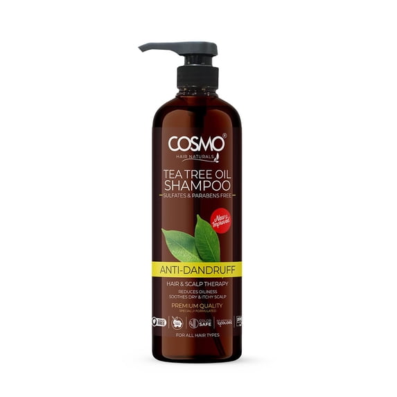Cosmo Hair Care Anti Dandruff Tea Tree Oil Shampoo 1000ml - 33.8 fl. Oz