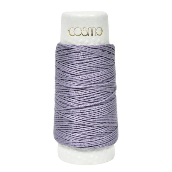 Cosmo Hidamari Sashiko Solid Thread 30 Meters Lavender