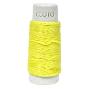 Cosmo Hidamari Sashiko Solid Thread 30 Meters Lemon