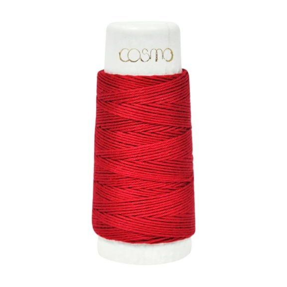 Cosmo Hidamari Sashiko Solid Thread 30 Meters Tulip