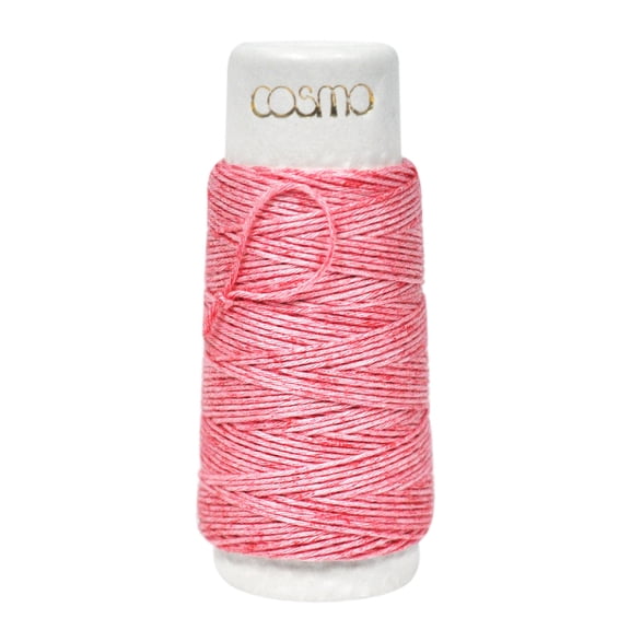 Cosmo Hidamari Sashiko Variegated Thread 30 Meters Strawberry Milk