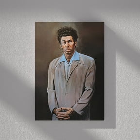 Cosmo Kramer Seinfeld Painting Poster Home Decor Office Wall Art Living Room Decor, Paper Poster Only