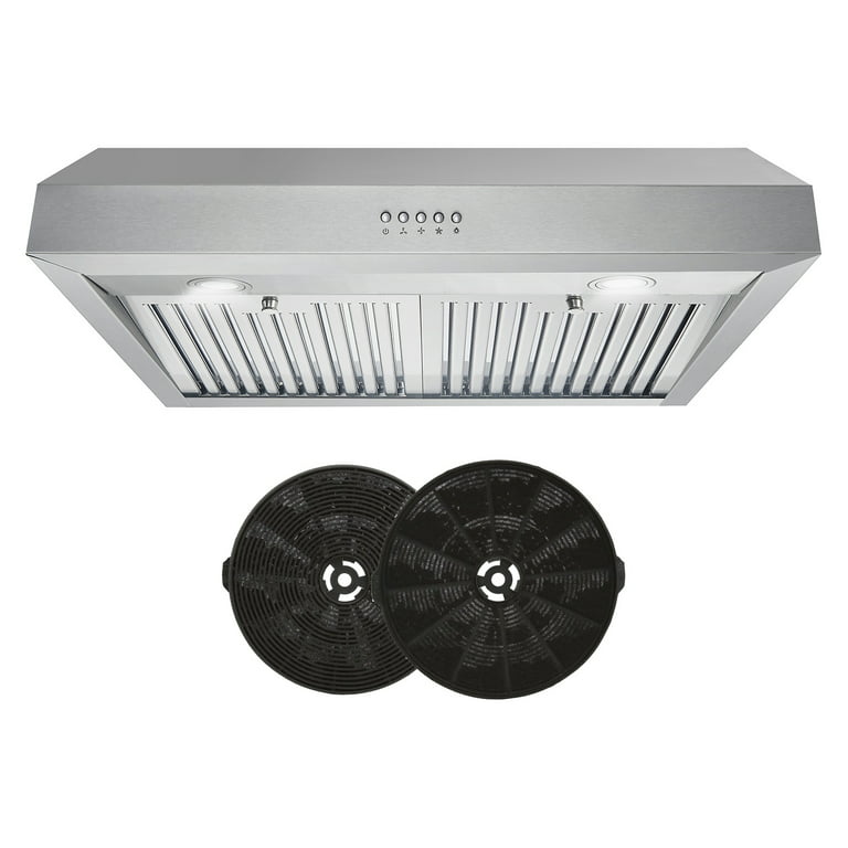 Cosmo 30-in 380-CFM Ducted Stainless Steel Island Range Hood in the Island Range  Hoods department at