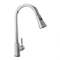 thumbnail image 1 of Cosmo Single-Handle Pull-Down Sprayer Kitchen Faucet with Ceramic Disc Cartridge in Chrome, 1 of 5