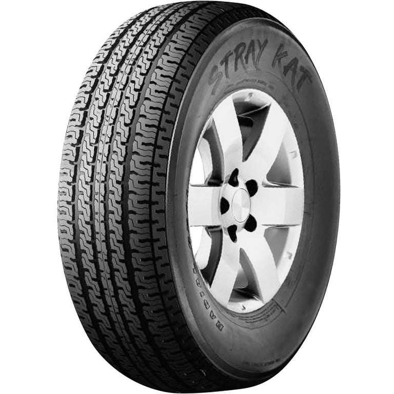 Cosmo Stray Kat ST205/75R15 D Trailer Tire, All-Season, Radial