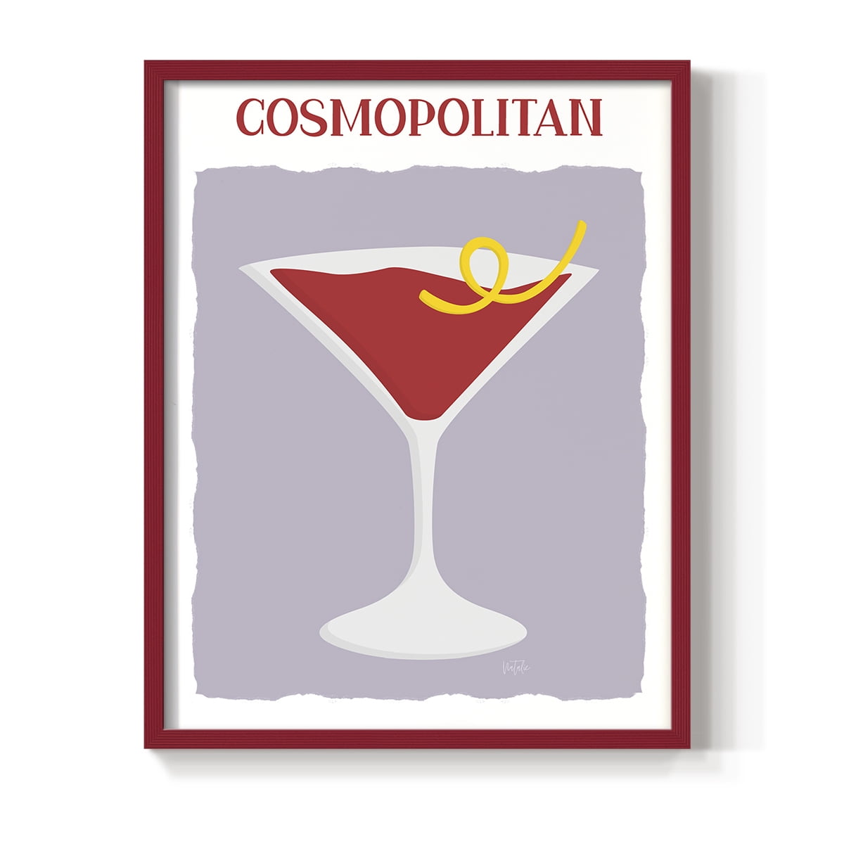 Cosmo in Paper Solid Wood 11 x 14 Framed Print