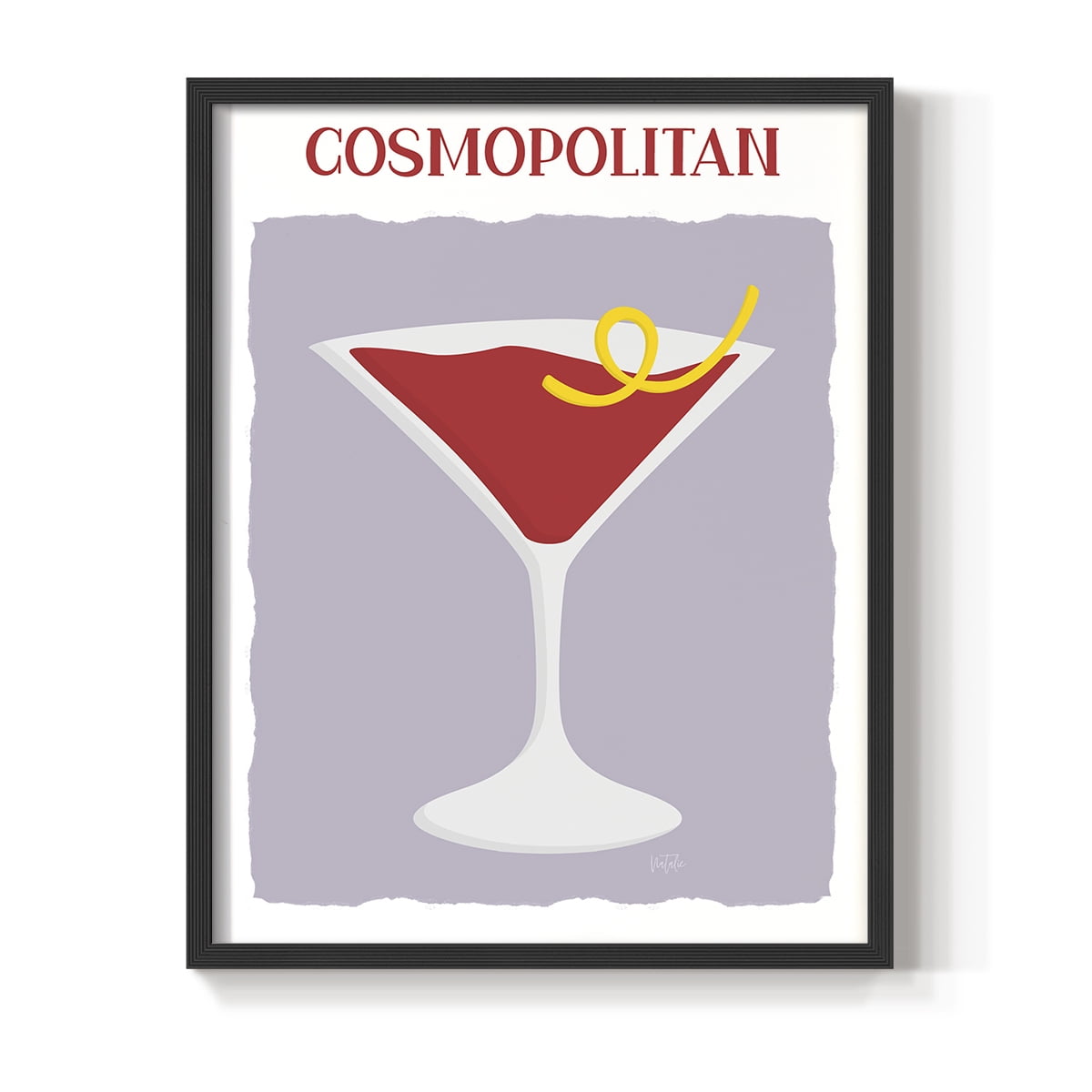 Cosmo in Paper Solid Wood 11 x 14 Framed Print