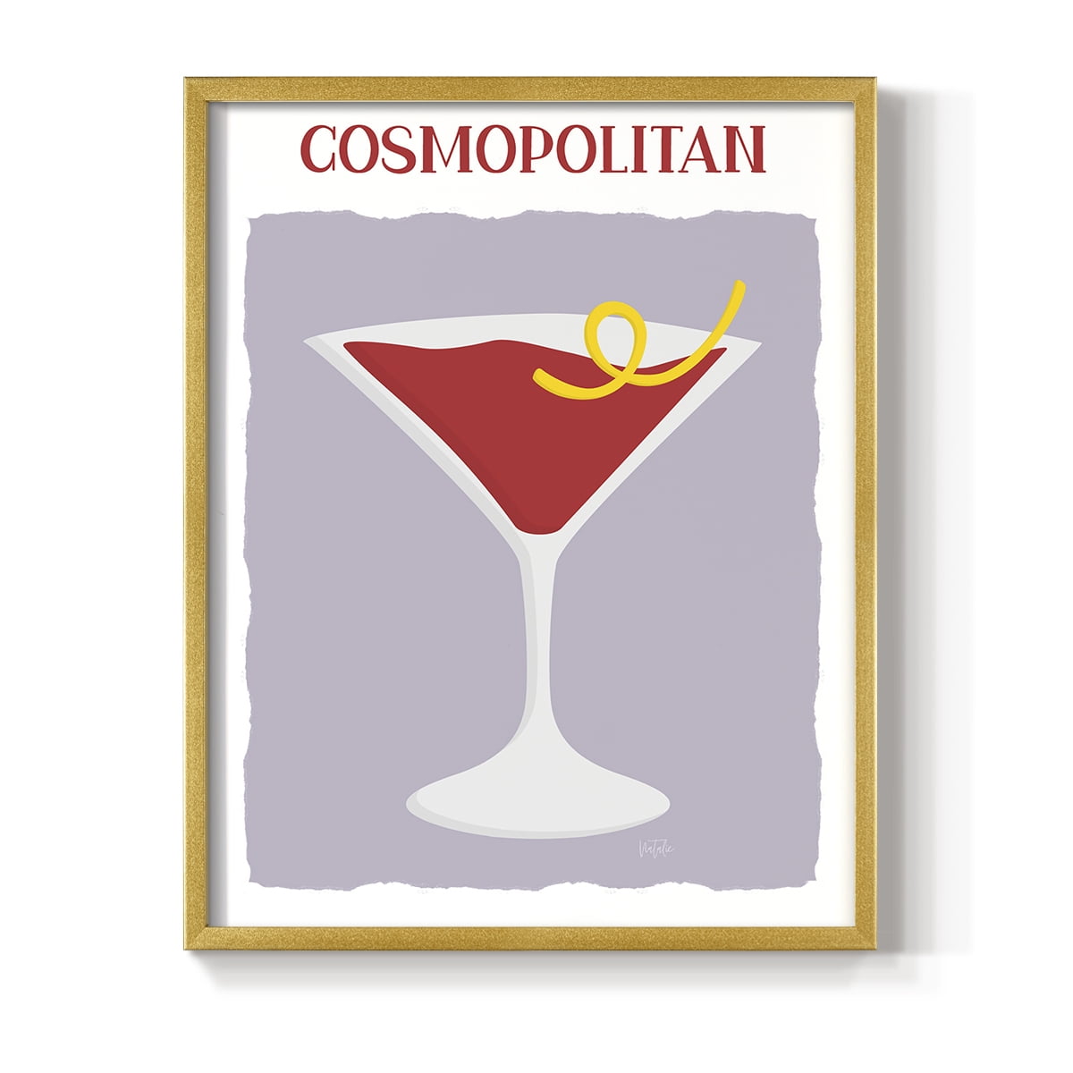 Cosmo in Paper Solid Wood 11 x 14 Framed Print