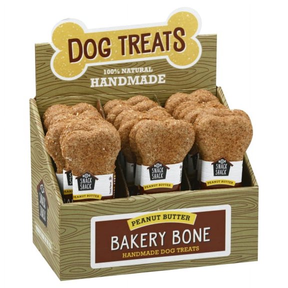 Cosmo's Snack Shack Pet Treats (Peanut Butter Bakery Bone, Case (24 Count))