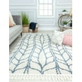 thumbnail image 1 of Rugs America BT25A Cloud Vine Geometric Modern White Area Rug, 2'6" x 4', 1 of 6