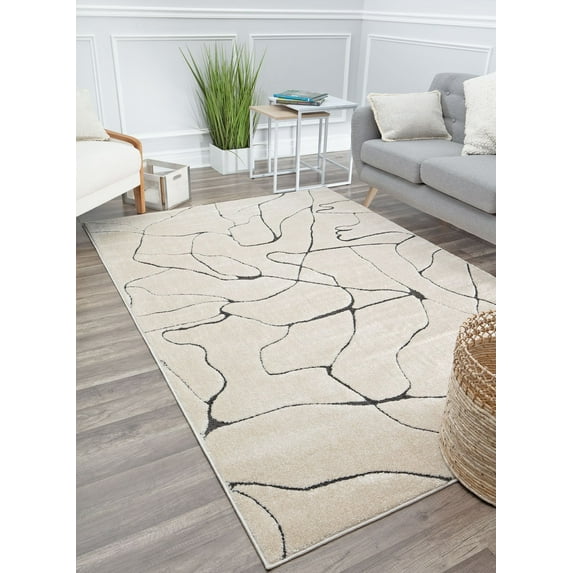 Rugs America Chanai CN20A Contemporary Geometric 6'0" x 9'0" Area Rug