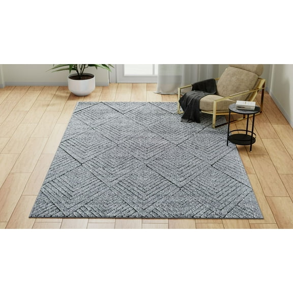 Rugs America Chanai CN30B Contemporary Geometric 5'x7'6" Area Rug