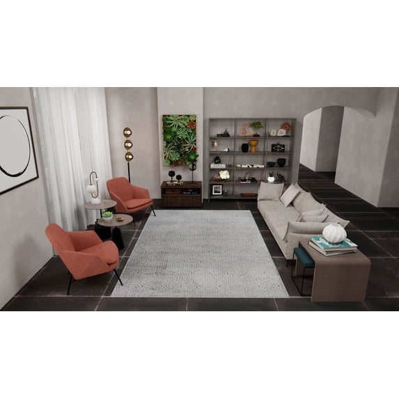 Rugs America Chanai CN40B Contemporary Geometric 5'x7'6" Area Rug