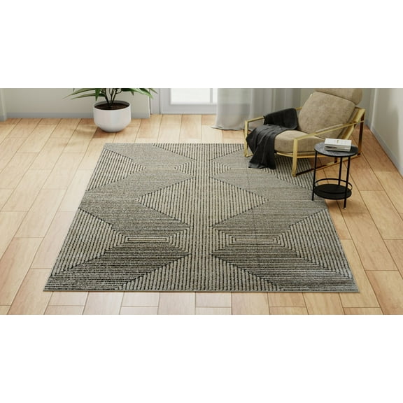Rugs America Chanai CN80A Contemporary Geometric 6'0" x 9'0" Area Rug
