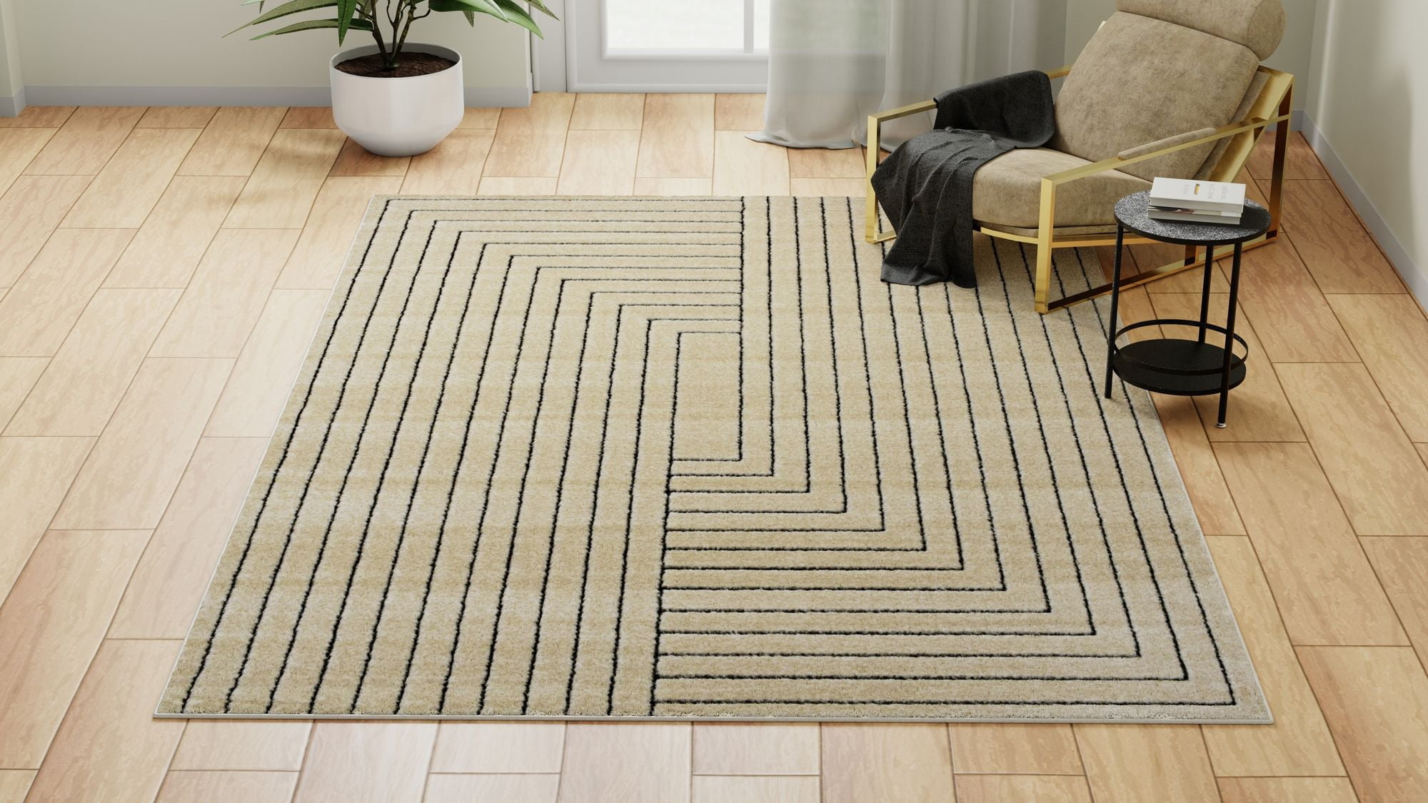 Rugs America Chanai CN95A Contemporary Geometric 9'0" x 12'0" Area Rug