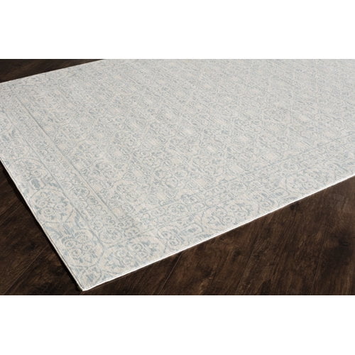 Rugs America Collection WL500C Transitional Oriental Blue Ivory Area Rug, 2' x 4'
