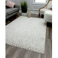 thumbnail image 1 of Rugs America Natura HZ50A Snow Leopard Animal Contemporary White Area Rug, 2'3"x8', 1 of 7