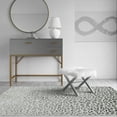 thumbnail image 1 of Rugs America Natura HZ50A Snow Leopard Animal Contemporary white Area Rug, 5'x7', 1 of 9