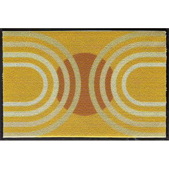 Rugs America LO90A 20"x31.5" Entry Rug Non-Slip Washable Indoor Door Mat, Small Oriental Accent Throw Rug for Bedroom Kitchen Entryway Bathroom
