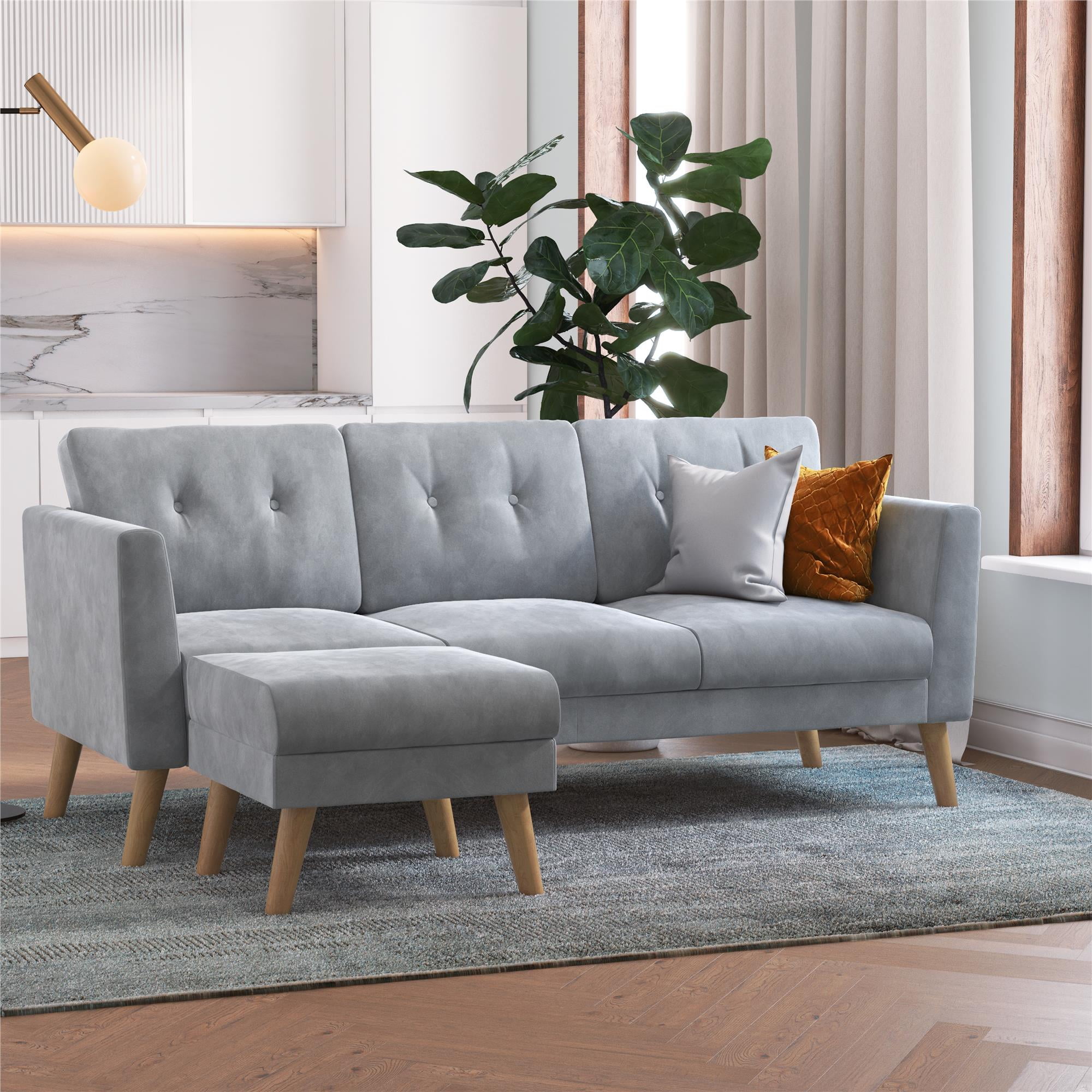 Detachable outlet sectional sofa