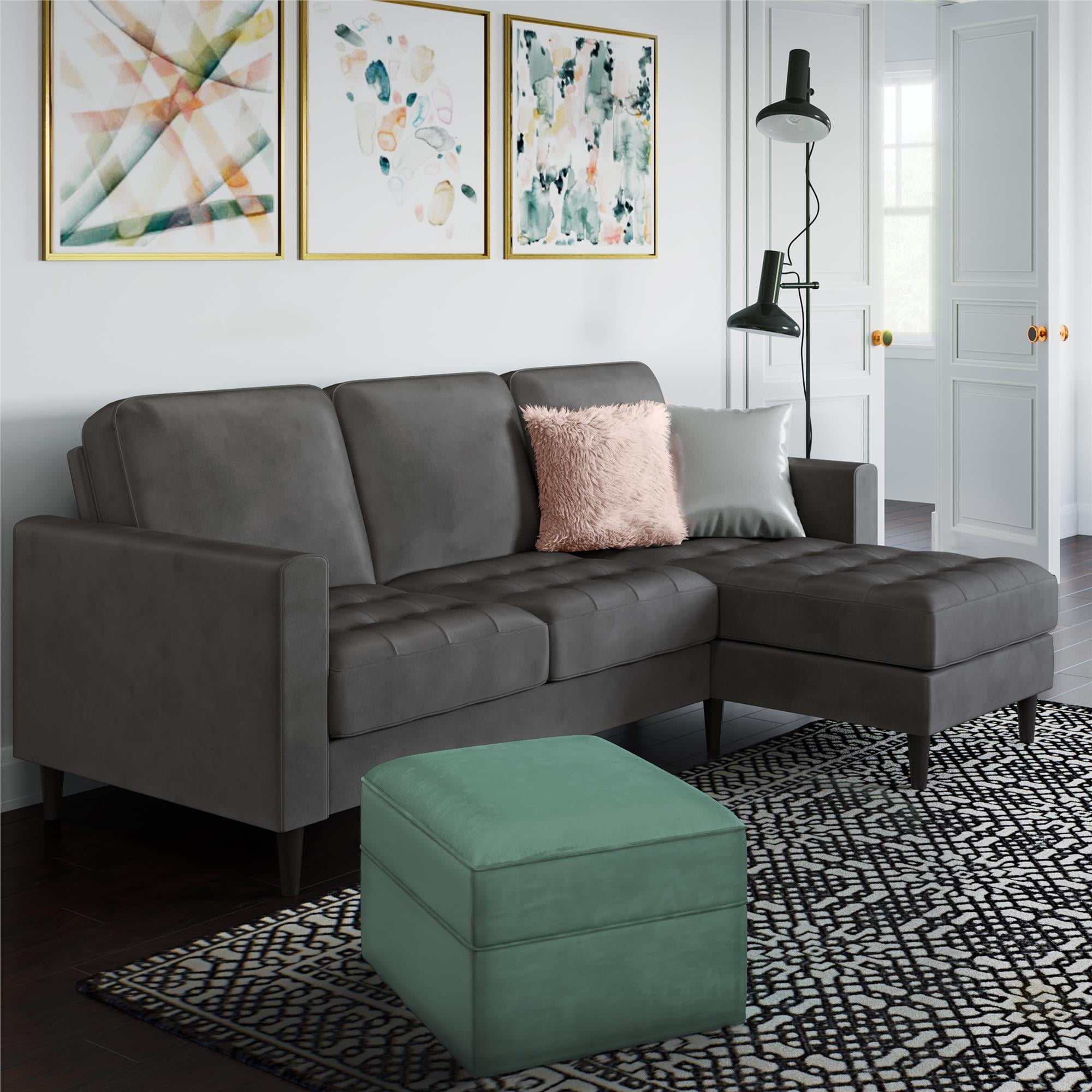 Cosmoliving strummer modern reversible clearance sectional couch